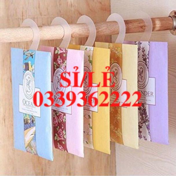 [ HAIANHSHOP ] Túi thơm thảo mộc treo phòng/ treo tủ quần áo hương dịu ngọt - Túi Thơm Có Móc Treo Duashop &gt;