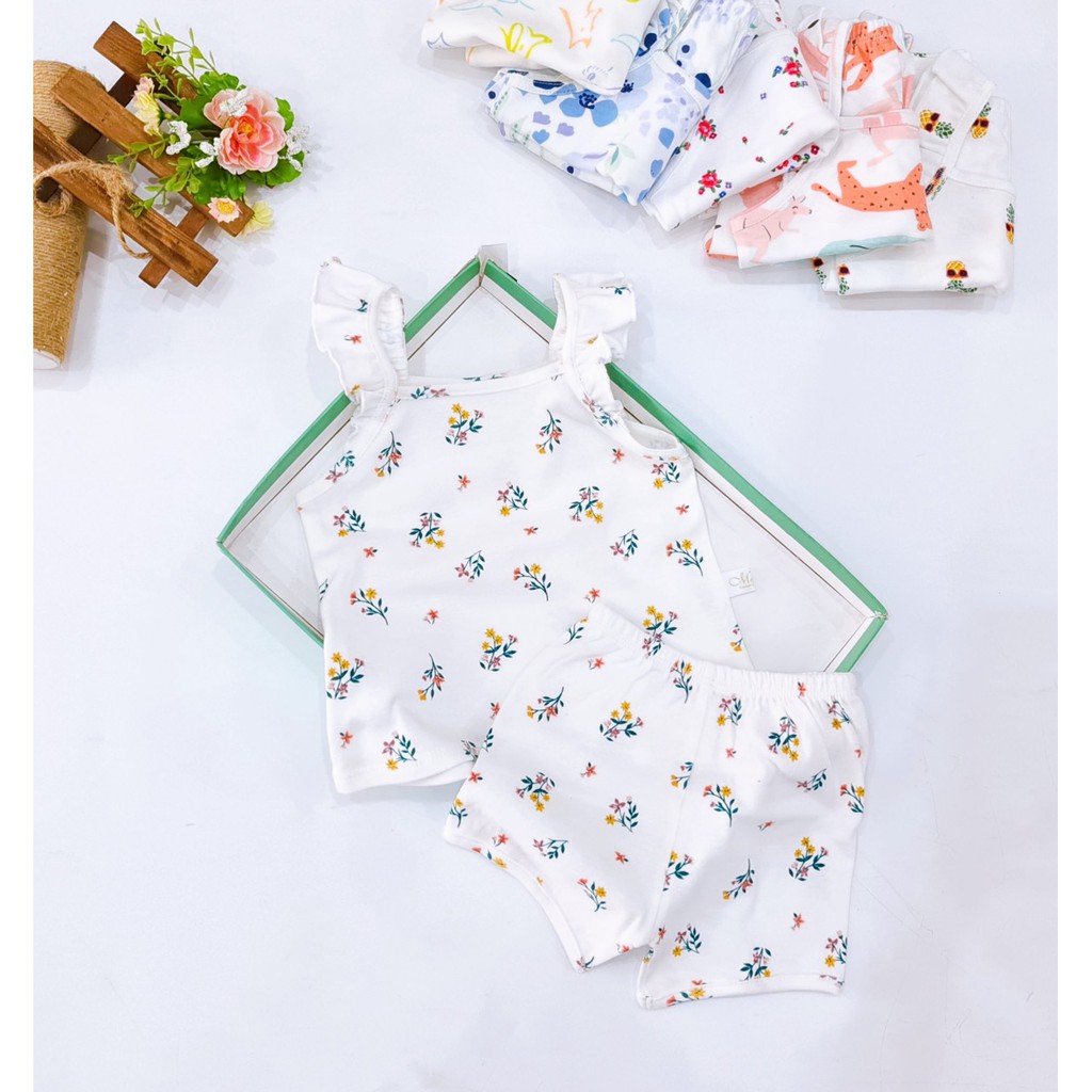 Quần Áo Set Đồ Bộ Cánh Tiên Messi Cho Bé Gái MINTSCLOSET Size 1 - 5 Tuổi