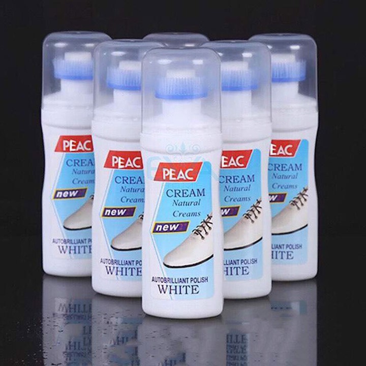 Nước lau giày trắng tinh có đầu chà, Nước tẩy trắng giày