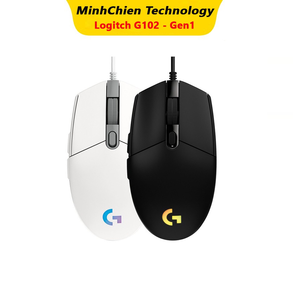 [Mã 155ELSALE giảm 7% đơn 300K] Chuột Gaming có dây Logitech G102 Gen1 mới 100% không box