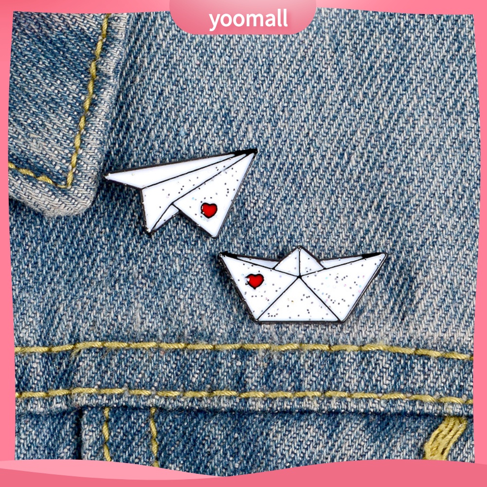 Ghim Cài Áo Hình Chiếc Thuyền Origami Cho Cả Nam Và Nữ