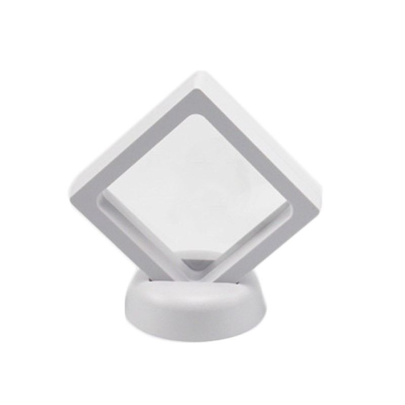 Dụng cụ trưng bày nữ trang hình vuông màu trắng/đen