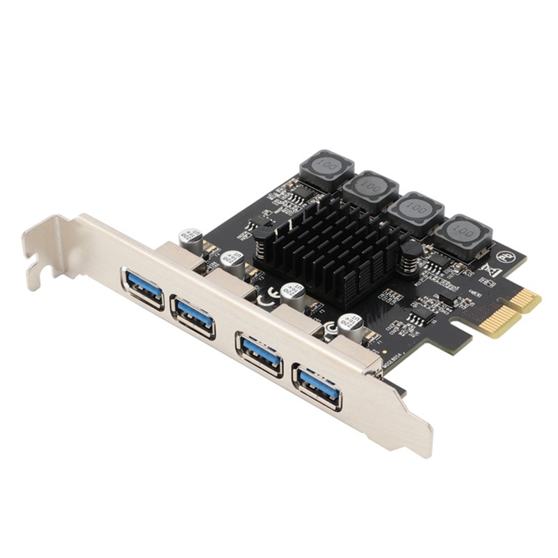 Card Mở Rộng 4 Cổng USB 3 0 PCI-E Cho PCIe USB 3 0 Hub 4 Cổng USB3 0 VIA805