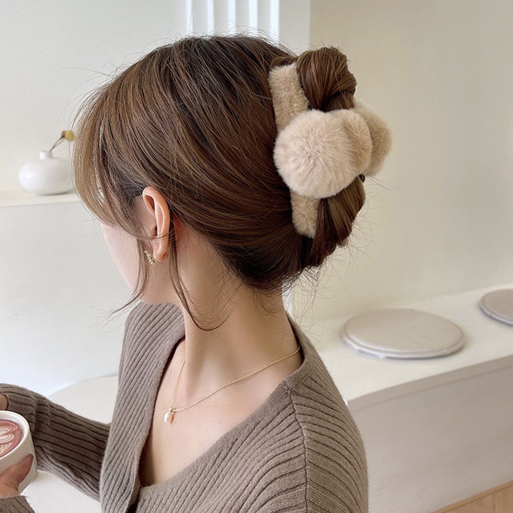 Kẹp tóc hình cá mập màu trơn phong cách Hàn Quốc dễ thương cho nữ