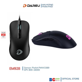 Chuột Gaming DAREU EM928 (PixArt PMW3389, LED RGB)