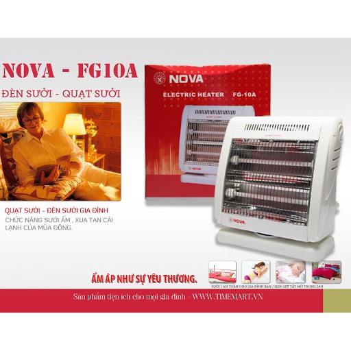 Bóng đèn Nova lắp quạt sưởi Nova 2 bóng - bóng sưởi Nova