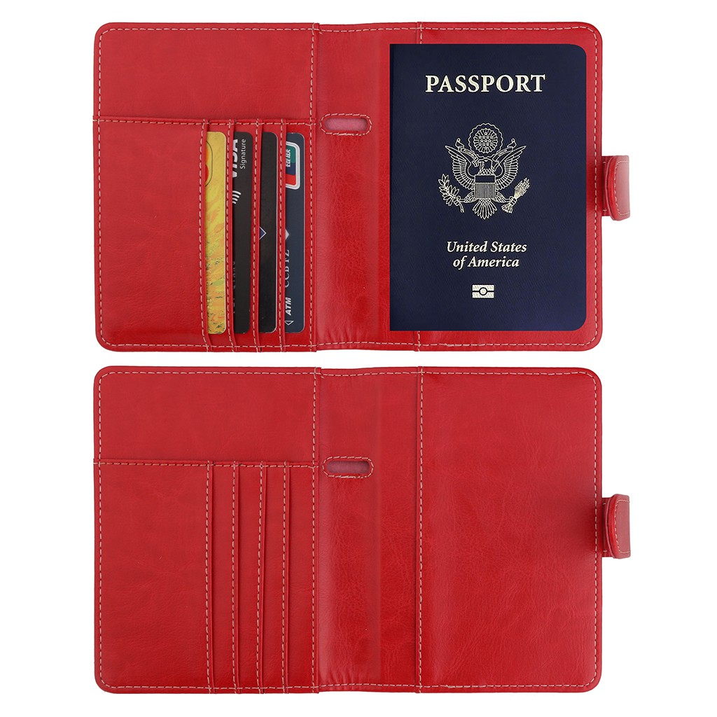 ♥♥♥Travel Hasp Passport Holder RFID Blocking Cover