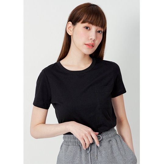 Ao thun cổ tròn túi cotton xuất khẩu