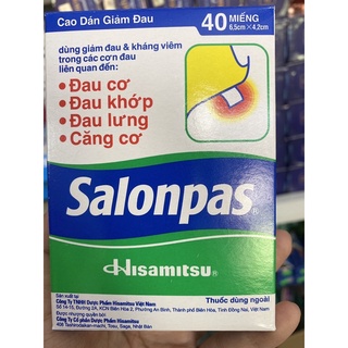 Salonpas gel 30g - salonpas miếng dán