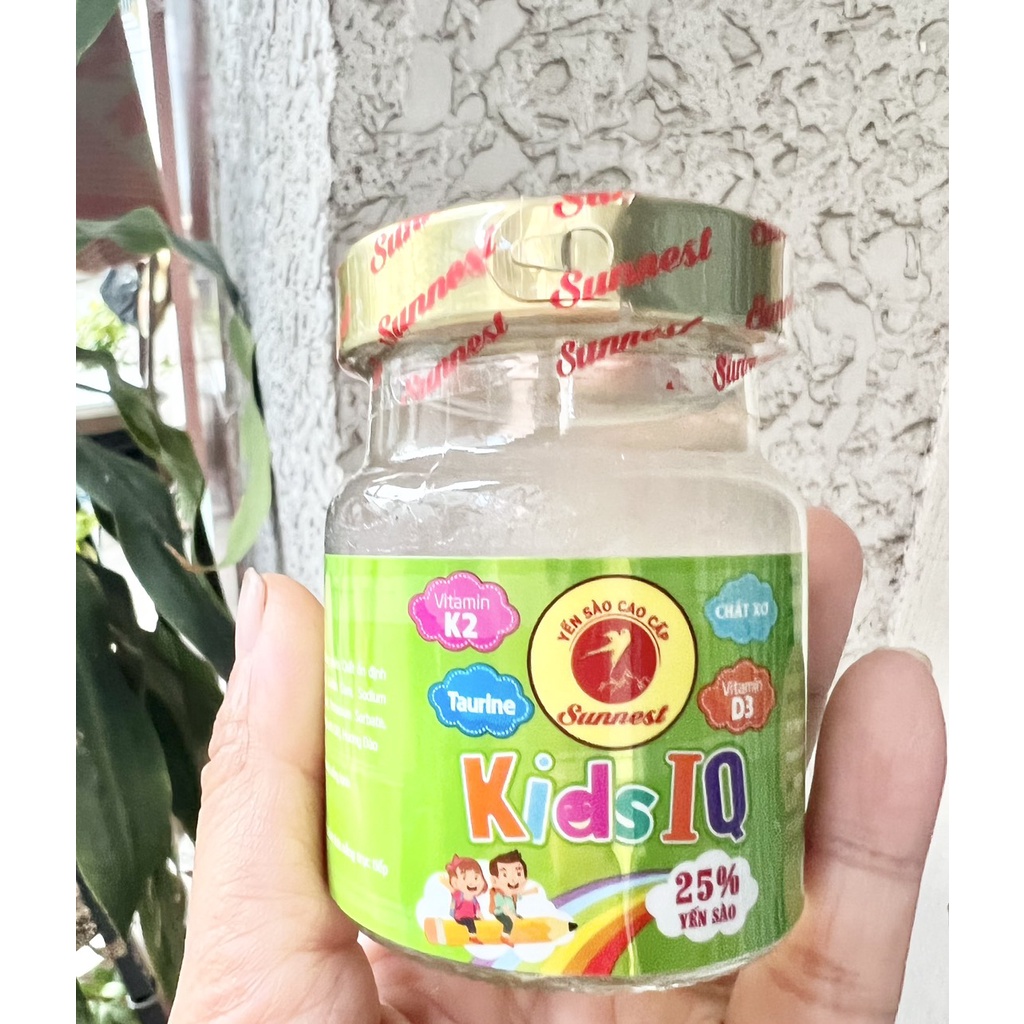 Lọ rời Yến kids Sunnest dành cho bé, giải pháp giúp bé thông minh, cao lớn
