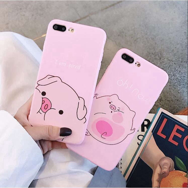 Ốp điện thoại heo hồng dễ thương cho OPPO R17 Pro R15 R9 R9S R11 R11S F1 F3 Plus
