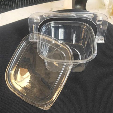 Giỏ nhỏ cầm tay Hộp Đựng Bánh Hộp đựng vỉ nhựa trong suốt sáng tạo dùng một lần salad trái cây Weste