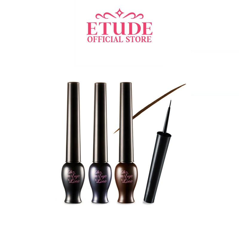 Bút Kẻ Mắt Nước ETUDE Oh My Eye Line 5ml Chất Lượng Cao, Sắc nét lâu trôi cho đôi mắt sâu cuốn hút và tự nhiên