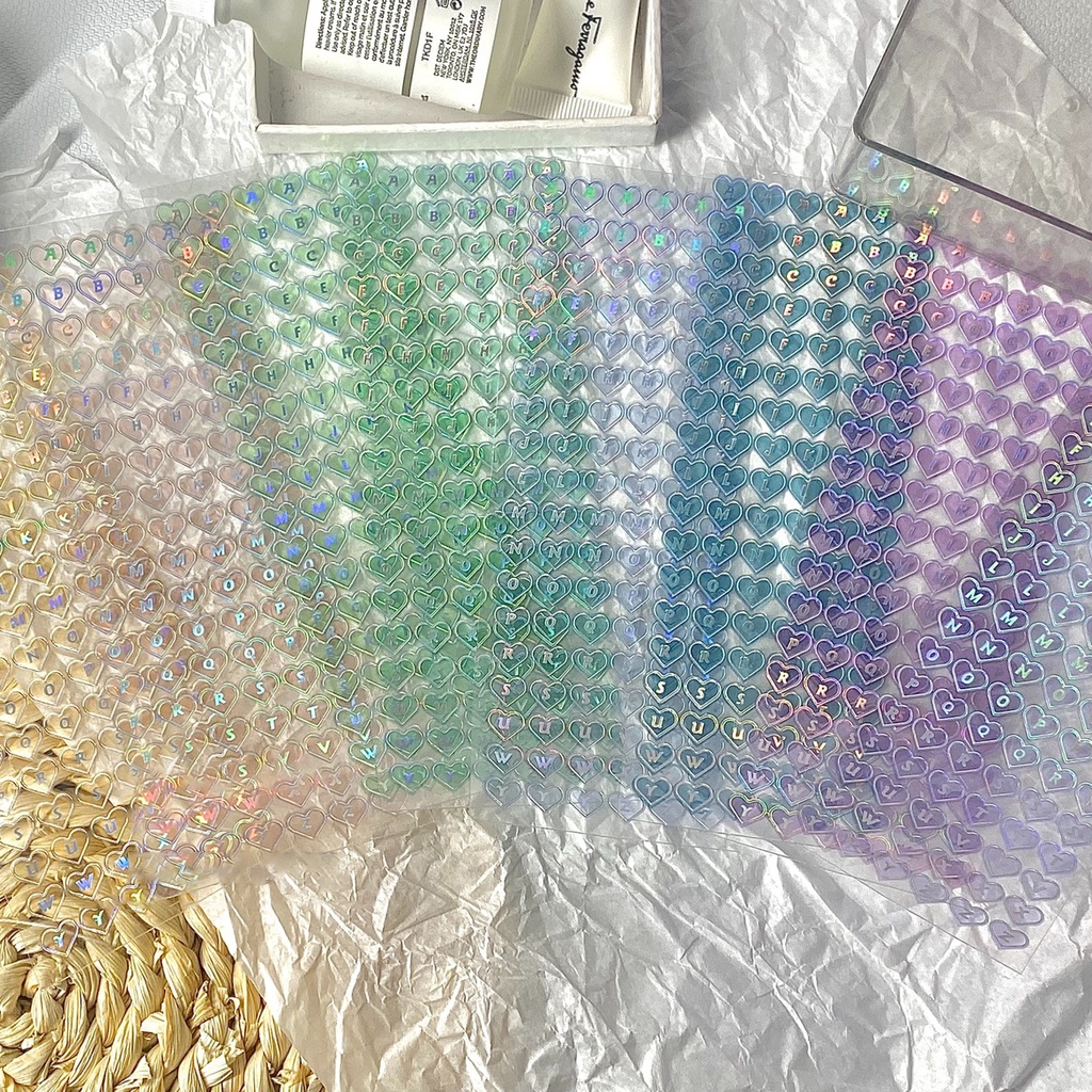 1 Miếng Dán Trang Trí Điện Thoại Hình Chữ Cái Tiếng Anh