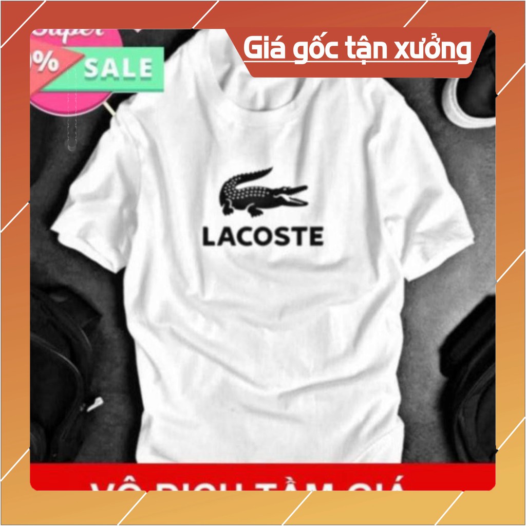 [FREESHIP]  - [GIẢM SẬP SÀN] [FLASH SALE] Áo thun cá sấu Lacoste hàng hiệu 2020