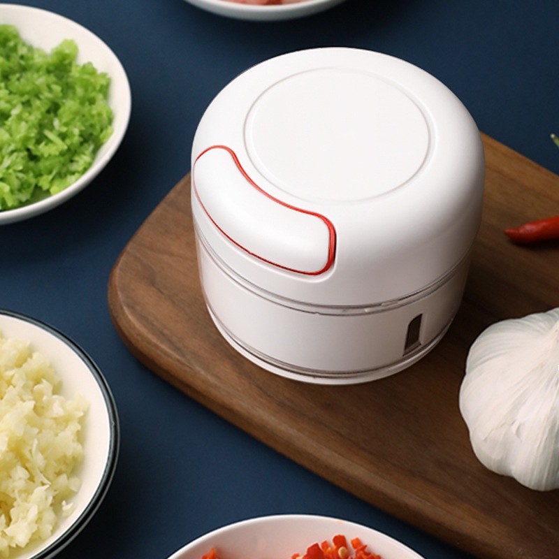 Máy xay tỏi ớt cầm tay Mini Food Chopper, Xay Tỏi Ớt Bằng Tay Kéo- máy xay giá rẻ