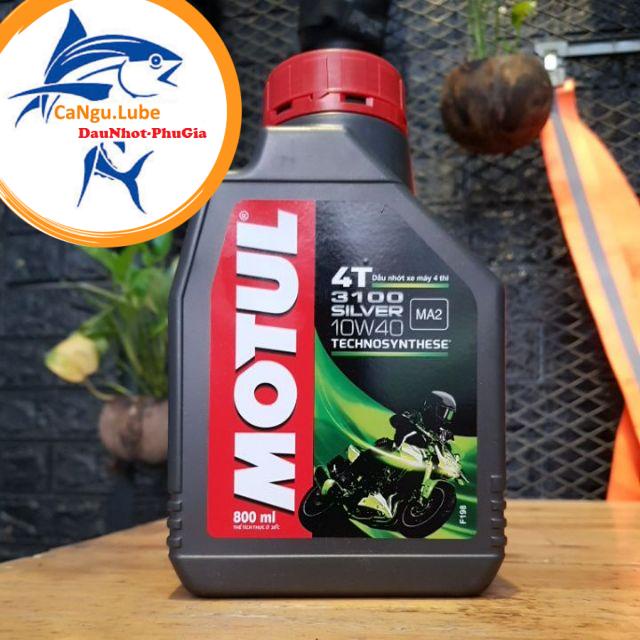 Nhớt motul 3100 silver 10w40, nhớt motul 3100 chai 0.8L cho xe số