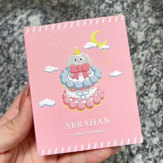 Set 6 son kem lì arrahan sponge cake rabbit