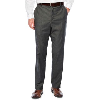 J.FERRAR - QUẦN TÂY NAM VĂN PHÒNG DÁNG SLIM FIT MÀU XÁM CHÌ VẢI SAKIN - 5533176
