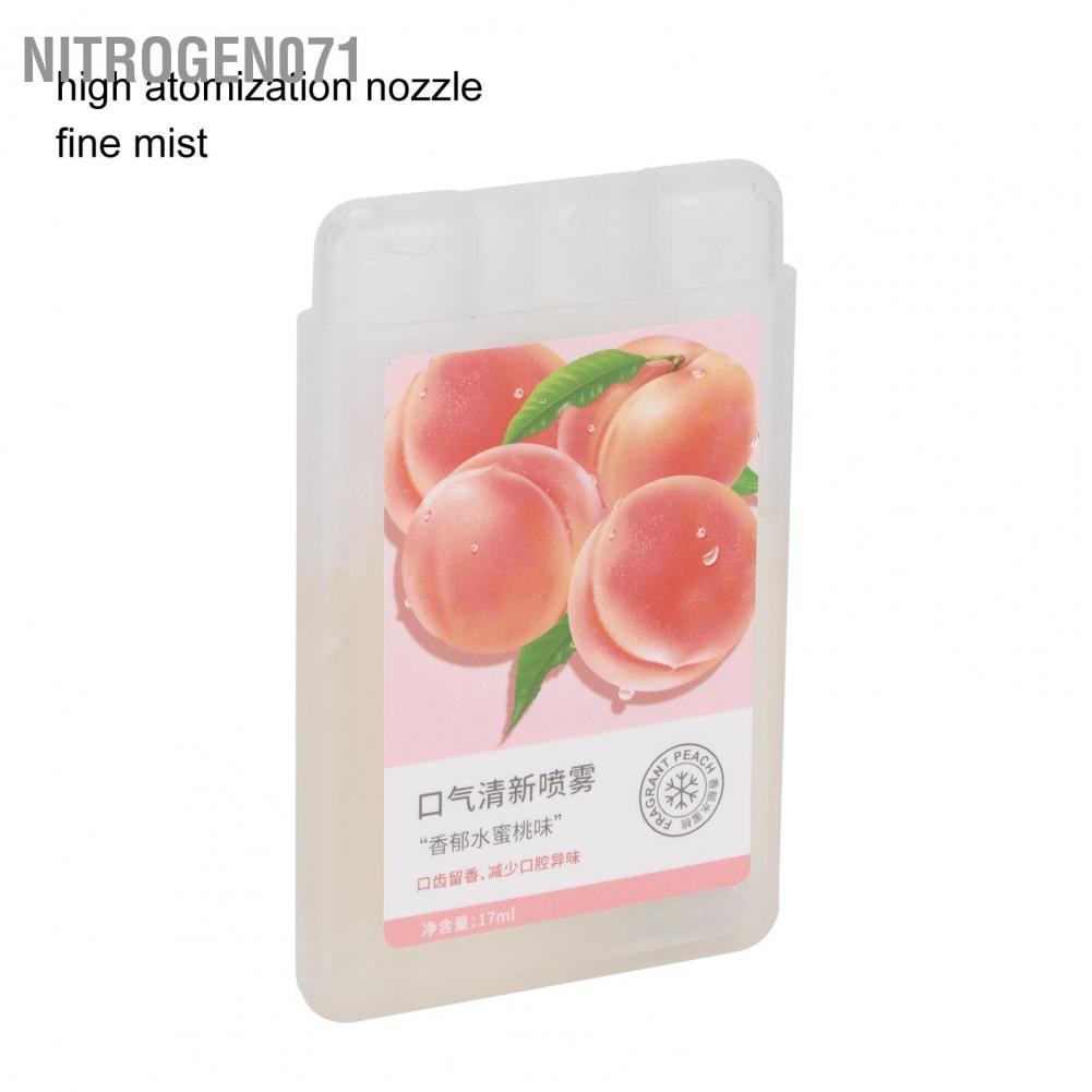 [Hàng mới về] Chai xịt thơm miệng hương đào di động lưu hương đến 24 giờ tiện dụng
