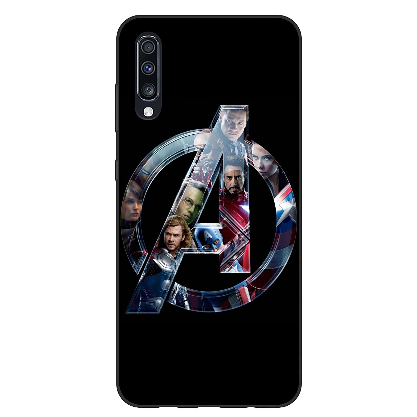 MARVEL ốp lưng samsung Tpu Mềm In Hình Captain America Cho Samsung Galaxy A2 J4 Core J6 Prime Plus J8 2018 J7 Duo