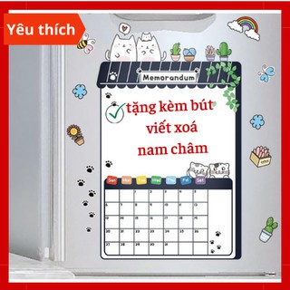 BẢNG GHI CHÚ NAM CHÂM GẮN TỦ LẠNH - trang trí gian bếp vui nhộn, lưu lại thông tin cho cả nhà