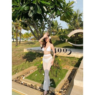 Set bikini 2 mảnh dây xích+ quần ren Hot 👙👙