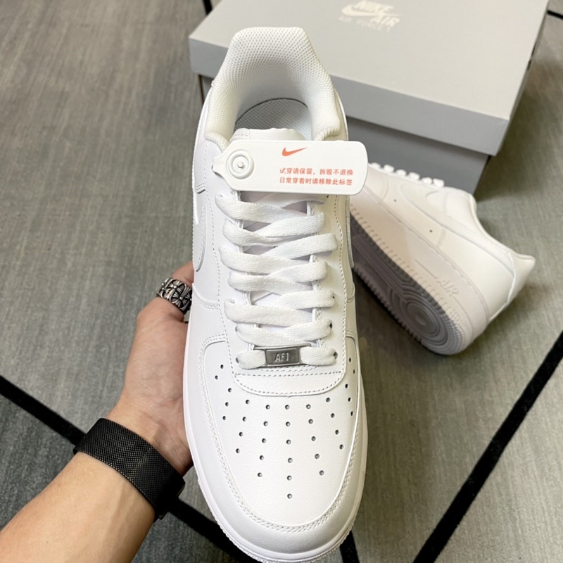 (BEST QUALITY) Giày AF1 All White Đầy Đủ Hộp Bảo Vệ Và Tặng Kèm Tất | BigBuy360 - bigbuy360.vn