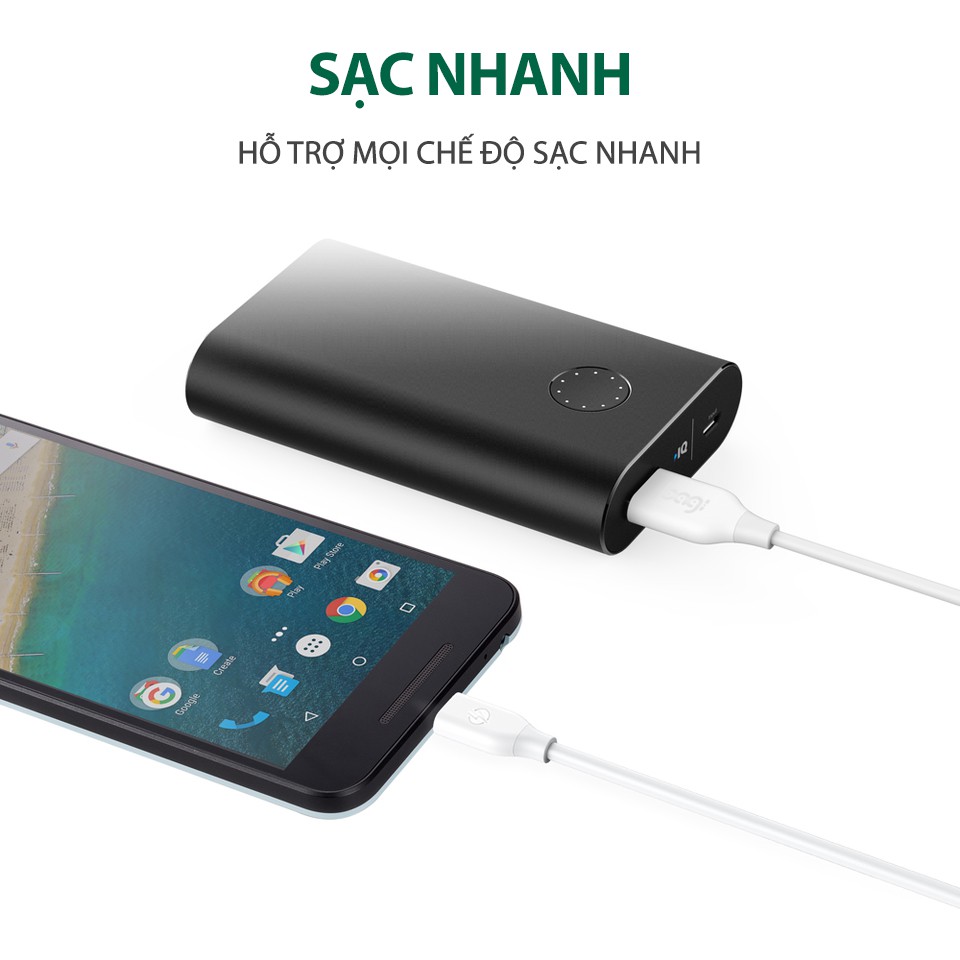 Cáp sạc nhanh Type C dòng cao cho điện thoại hỗ trợ type-c pd 18w 64w 100w hai đầu usb c