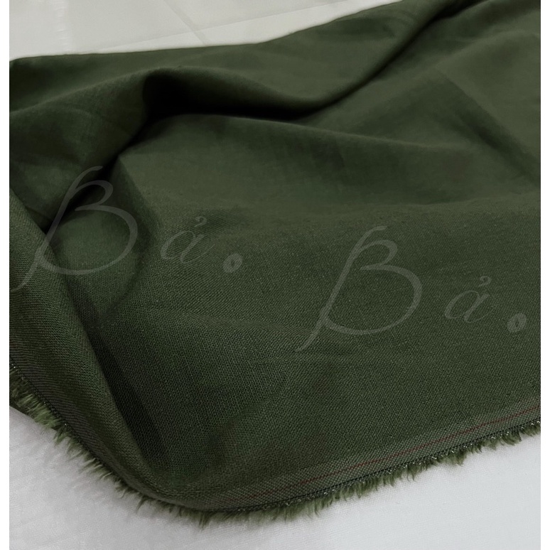 Vải Linen Bột Kiện Stock Mềm Mịn Rũ Khổ Rộng 1m35/1m40