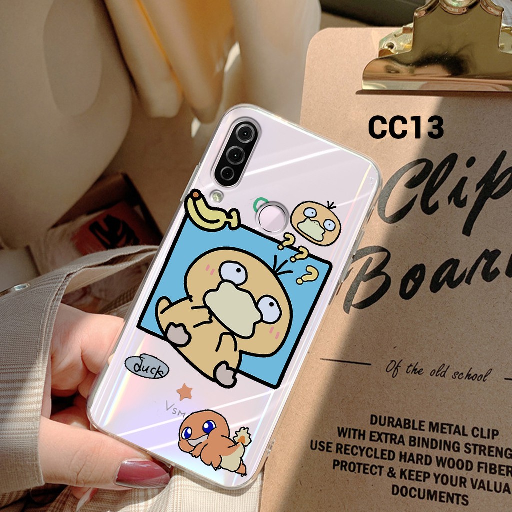 Ốp lưng VSmart Joy 3 dẻo trong in hình hoạt hình Pikachu Doremon