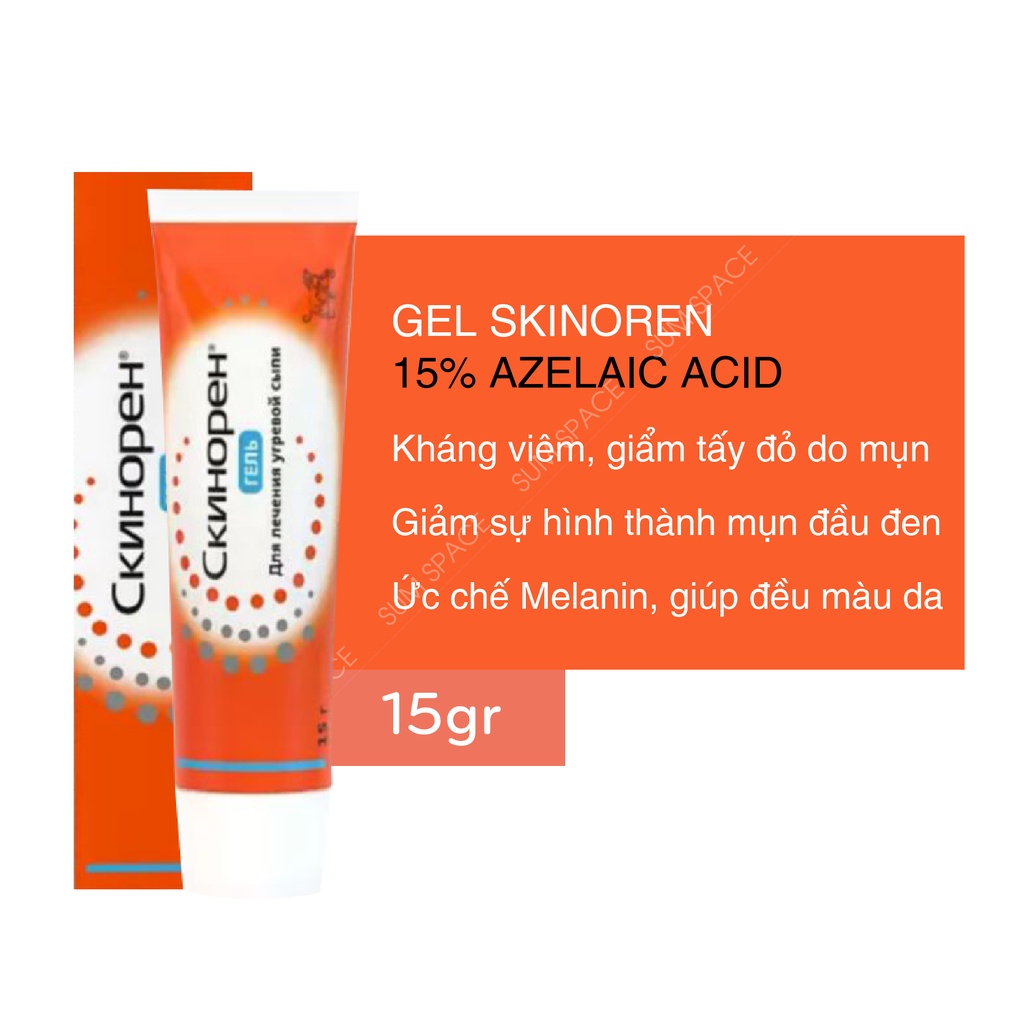 Gel SKINOREN - ACID AZELAIC 15% - 15gr