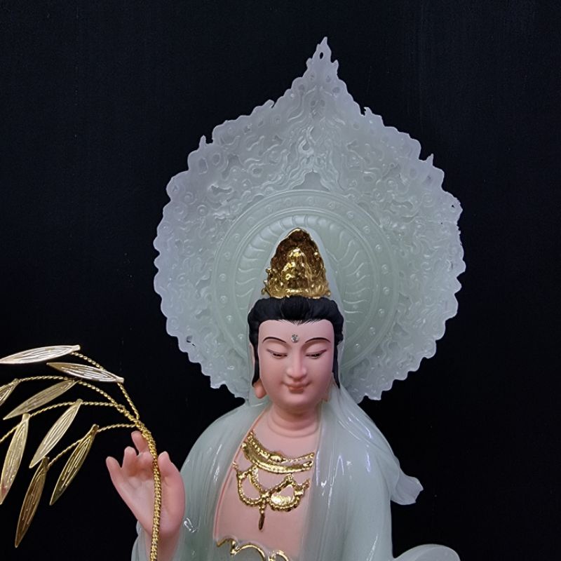Bộ 3 tượng phật tây phương tam thánh cao 48cm 19in