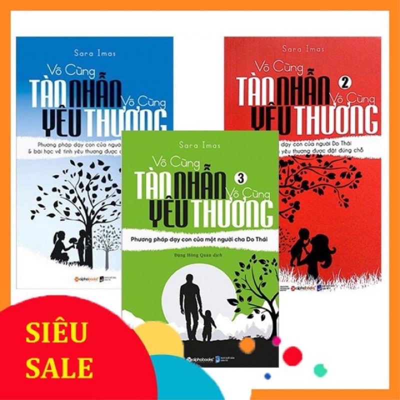 💥 [Siêu Sale] Sét 3 CVô cùng Tàn Nhẫn Vô Cùng Yêu Thương (Phần 1,2,3 )