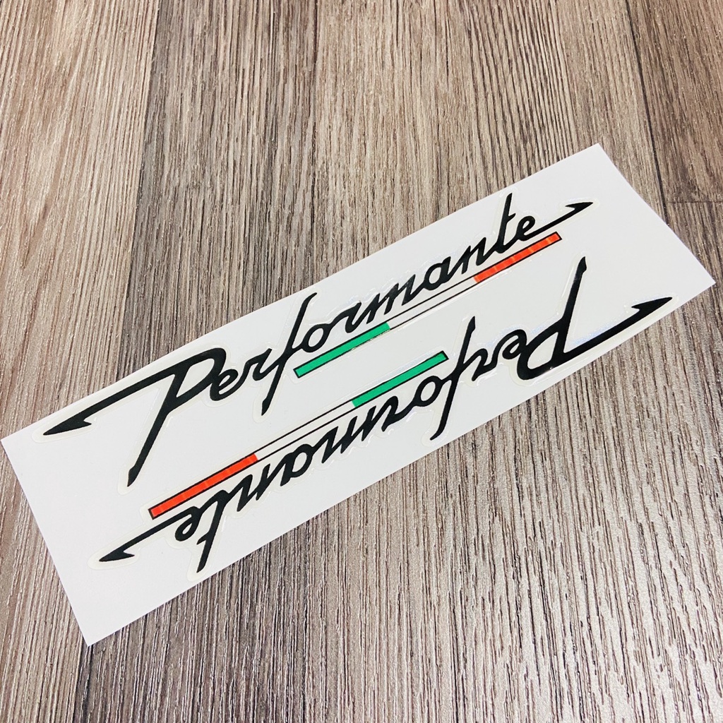 (Mới về) Bộ sưu tập tem nỗi phũ nhựa trong chữ PERFORMANTE dán trang trí x máy siêu CHẤT