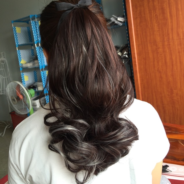 Tóc buộc ligh ảnh thật