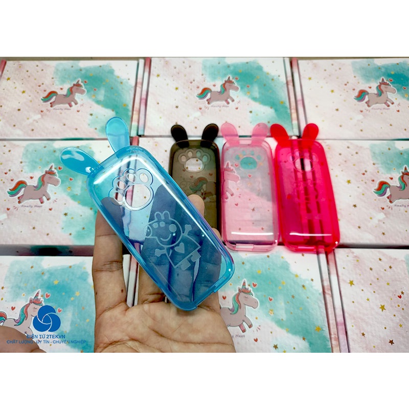 Điện thoại mini H21 siêu dễ thương hỗ trợ nghe gọi 2 sim 2 sóng