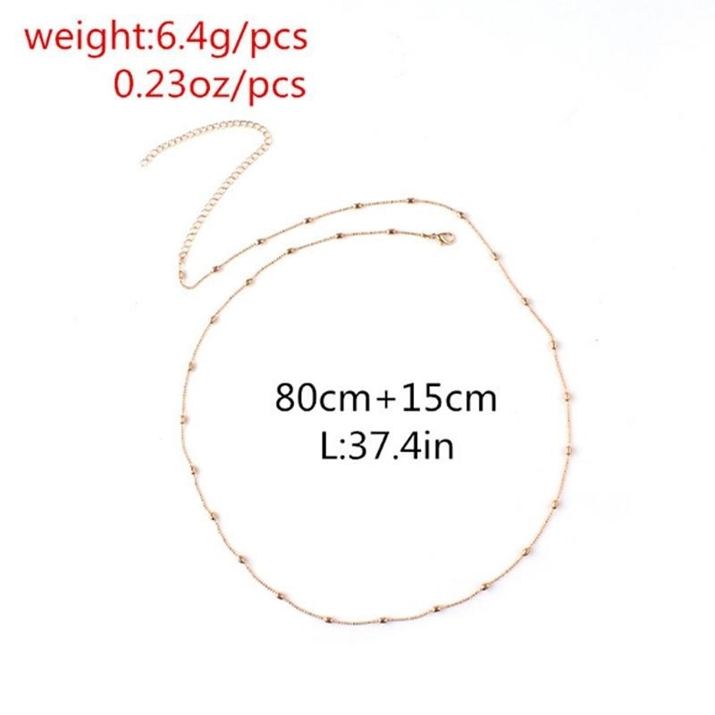 Dây Đeo Hông Mạ Vàng / Bạc Kiểu Dáng Đơn Giản Thời Trang Cho Nữ