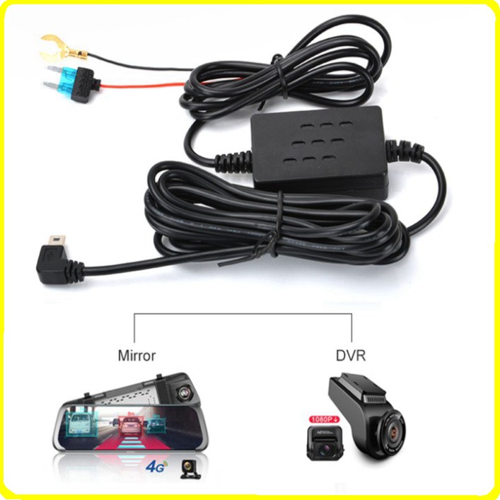 Sản phẩm Dây đấu nguồn Camera Hành Trình Mini USB Cắm Trực Tiếp Bình Ắc Quy 5V 3A – Dây nguồn trực tiếp .