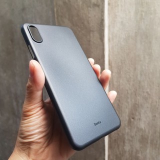 Ốp lưng Iphone X lụa mềm siêu mỏng màu đen hiệu Benks chính hãng