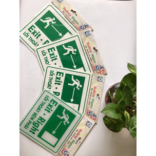 BIỂN BÁO - LỐI THOÁT HIỂM BÊN PHẢI