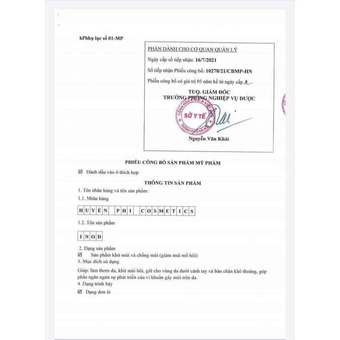 [ Mã BELLEOP - GIẢM 50K ] Serum sạch hôi nách chân tay và dưỡng da INOD Aura Perfect 5ml | BigBuy360 - bigbuy360.vn