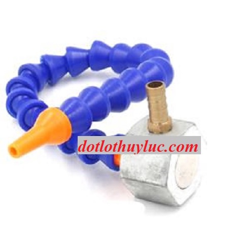 Vòi tưới nguội có gắn đế nam châm 13mm, ống tưới nguội 1/4 inch máy tiện, phay, vòi phun nước làm mát cho máy mài, doa.