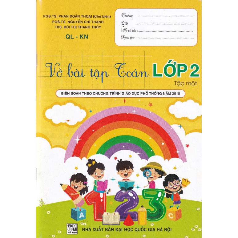 Sách - Vở Bài Tập Toán 2 Tập 1 Bộ Kết Nối