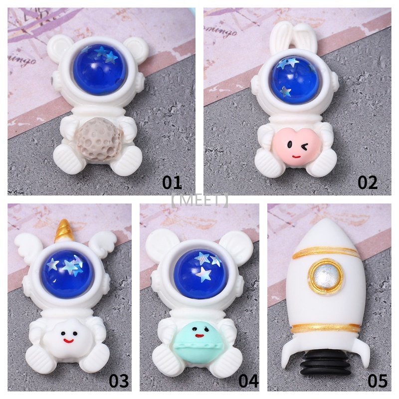 Set 1 mô hình phi hành gia/phi hành gia/tàu không gian bằng nhựa Resin DIY
