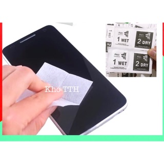 Giấy lau màn hình điện thoại combo 4 miếng