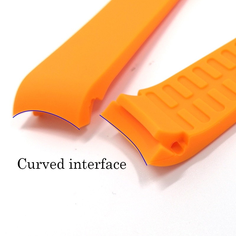 Dây Đeo Đồng Hồ Bằng Silicone Thay Thế Cho Casio Seiko Acr End 18/19/20/21/22/24mm