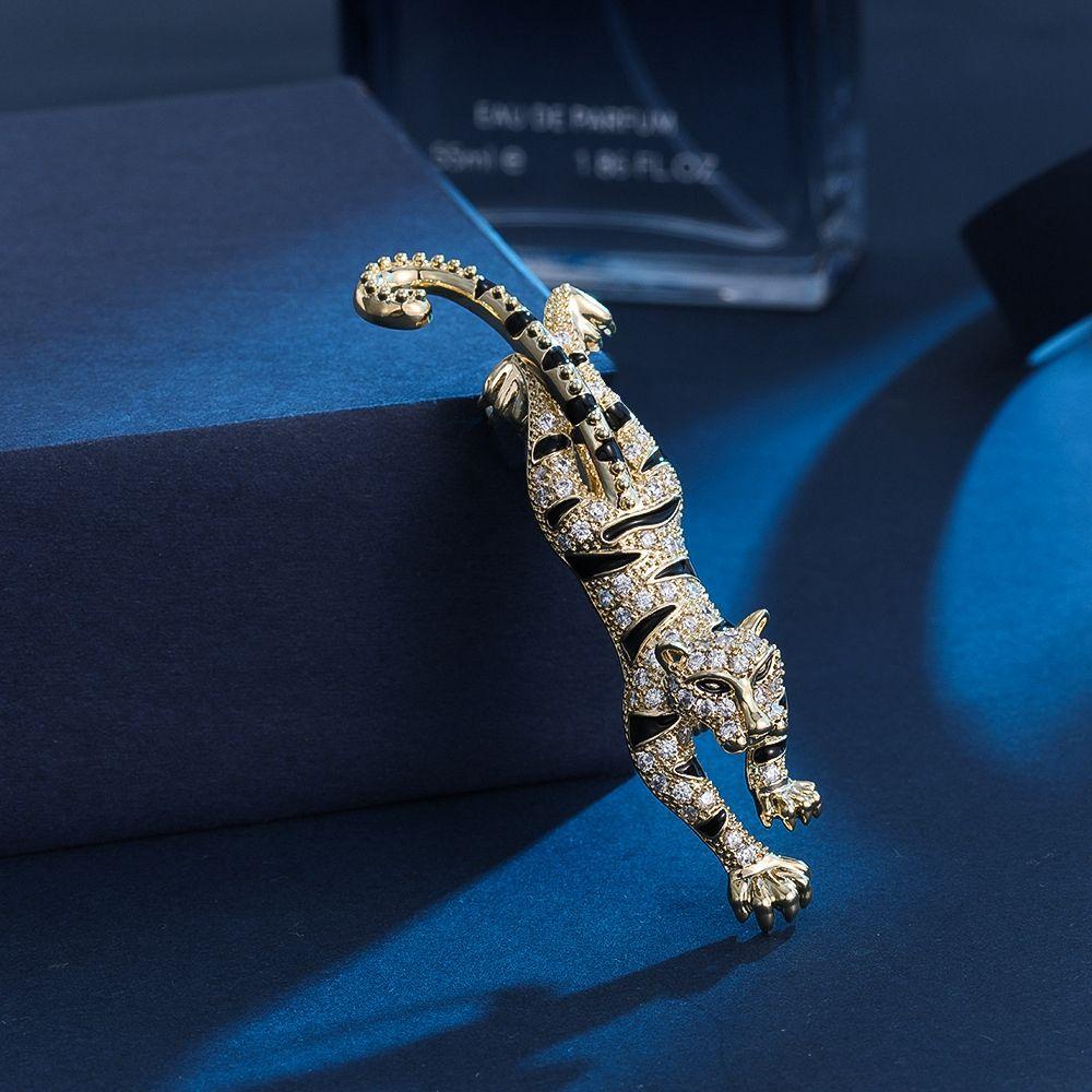 MOCHO Ghim Cài Áo Hình Chú Hổ Tráng Men Nhiều Màu Sắc Trang Trí Năm Mới Cho Nam Và Nữ