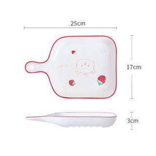 Sét bát gấu hồng siêu xinh decor trang trí bàn ăn, bát ăn cơm hoạ tiết thỏ cà rốt cực xinh yêu