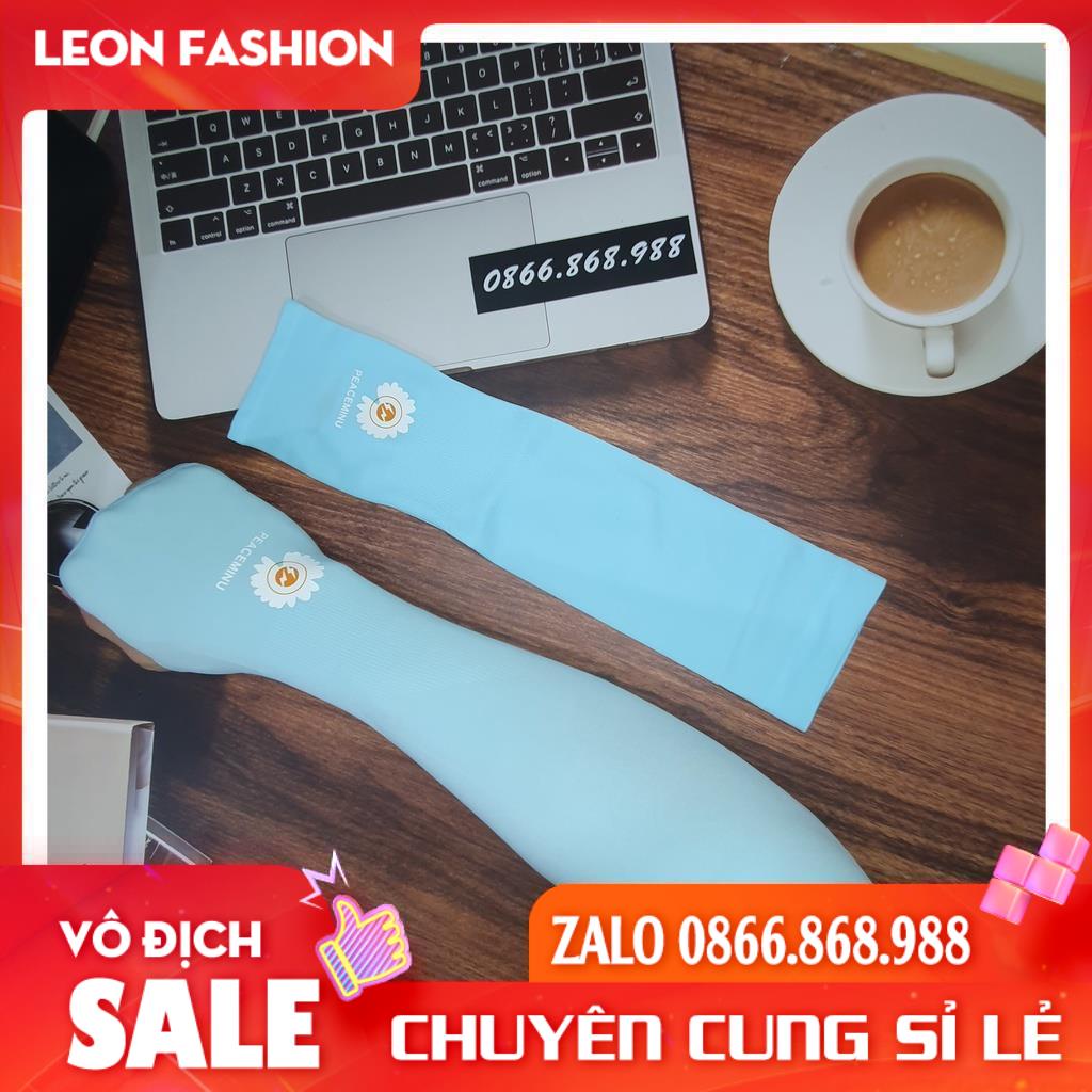 Ống Tay Chống UV IN LOGO Găng tay đi nắng mùa hè vải co dãn 4 chiều, làm mát da - Giảm 5*C khi sử dụng